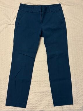 LOFT Marisa Skinny Pants in Deep Teal Blue 6